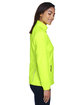 Core365 Ladies' Techno Lite Motivate Unlined Lightweight Jacket SAFETY YELLOW ModelSide