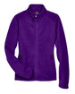 Core365 Ladies' Journey Fleece Jacket CAMPUS PURPLE FlatFront