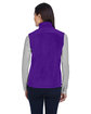 Core 365 Ladies' Journey Fleece Vest CAMPUS PURPLE ModelBack
