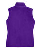 Core 365 Ladies' Journey Fleece Vest CAMPUS PURPLE FlatBack