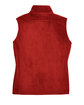Core 365 Ladies' Journey Fleece Vest CLASSIC RED FlatBack