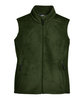 Core 365 Ladies' Journey Fleece Vest FOREST FlatFront