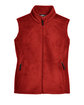 Core 365 Ladies' Journey Fleece Vest CLASSIC RED FlatFront