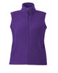 Core 365 Ladies' Journey Fleece Vest CAMPUS PURPLE OFFront