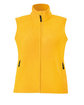 Core 365 Ladies' Journey Fleece Vest CAMPUS GOLD OFFront