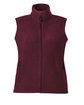 Core 365 Ladies' Journey Fleece Vest BURGUNDY OFFront