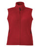 Core 365 Ladies' Journey Fleece Vest CLASSIC RED OFFront