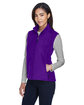 Core 365 Ladies' Journey Fleece Vest CAMPUS PURPLE ModelQrt