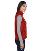 Core 365 Ladies' Journey Fleece Vest CLASSIC RED ModelSide