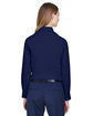 Core 365 Ladies' Operate Long-Sleeve Twill Shirt CLASSIC NAVY ModelBack