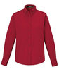 Core 365 Ladies' Operate Long-Sleeve Twill Shirt CLASSIC RED OFFront