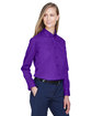 Core 365 Ladies' Operate Long-Sleeve Twill Shirt CAMPUS PURPLE ModelQrt