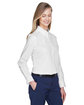Core 365 Ladies' Operate Long-Sleeve Twill Shirt WHITE ModelQrt