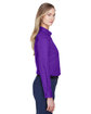 Core 365 Ladies' Operate Long-Sleeve Twill Shirt CAMPUS PURPLE ModelSide