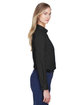 Core 365 Ladies' Operate Long-Sleeve Twill Shirt BLACK ModelSide