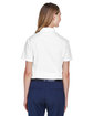 Core365 Ladies' Optimum Short-Sleeve Twill Shirt WHITE ModelBack