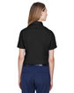 Core365 Ladies' Optimum Short-Sleeve Twill Shirt BLACK ModelBack