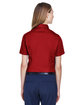 Core365 Ladies' Optimum Short-Sleeve Twill Shirt CLASSIC RED ModelBack