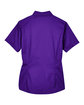 Core365 Ladies' Optimum Short-Sleeve Twill Shirt CAMPUS PURPLE FlatBack