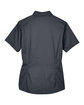 Core365 Ladies' Optimum Short-Sleeve Twill Shirt CARBON FlatBack