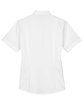 Core365 Ladies' Optimum Short-Sleeve Twill Shirt WHITE FlatBack
