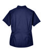 Core365 Ladies' Optimum Short-Sleeve Twill Shirt CLASSIC NAVY FlatBack