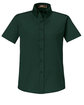Core365 Ladies' Optimum Short-Sleeve Twill Shirt FOREST OFFront