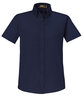Core365 Ladies' Optimum Short-Sleeve Twill Shirt CLASSIC NAVY OFFront