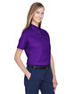 Core365 Ladies' Optimum Short-Sleeve Twill Shirt CAMPUS PURPLE ModelQrt