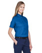 Core365 Ladies' Optimum Short-Sleeve Twill Shirt TRUE ROYAL ModelQrt