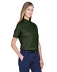Core365 Ladies' Optimum Short-Sleeve Twill Shirt FOREST ModelQrt