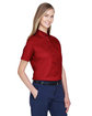 Core365 Ladies' Optimum Short-Sleeve Twill Shirt CLASSIC RED ModelQrt