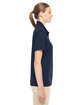 Core 365 Ladies' Motive Performance Piqué Polo with Tipped Collar CLASSC NVY/ CRBN ModelSide