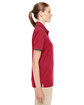 Core 365 Ladies' Motive Performance Piqué Polo with Tipped Collar  ModelSide
