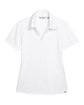 North End Ladies' Recycled Polyester Performance Piqué Polo WHITE FlatFront