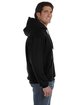 Fruit of the Loom Adult Supercotton™ Pullover Hooded Sweatshirt BLACK ModelSide
