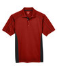 Extreme Men's Eperformance™ Fuse Snag Protection Plus Colorblock Polo CLASSIC RED/ BLK FlatFront