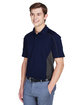 Extreme Men's Eperformance™ Fuse Snag Protection Plus Colorblock Polo CLASC NAVY/ CRBN ModelQrt