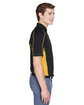 Extreme Men's Tall Eperformance™ Fuse Snag Protection Plus Colorblock Polo BLK/ CMPS GOLD ModelSide