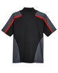 Extreme Men's Eperformance™ Strike Colorblock Snag Protection Polo BLACK / CL RED FlatBack