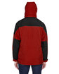 North End Adult 3-in-1 Two-Tone Parka MOLTEN RED ModelBack