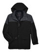 North End Adult 3-in-1 Two-Tone Parka BLACK FlatFront