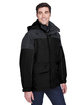 North End Adult 3-in-1 Two-Tone Parka BLACK ModelQrt