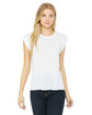 Bella + Canvas Ladies' Flowy Muscle T-Shirt with Rolled Cuff  