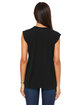 Bella + Canvas Ladies' Flowy Muscle T-Shirt with Rolled Cuff  ModelBack