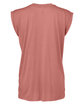 Bella + Canvas Ladies' Flowy Muscle T-Shirt with Rolled Cuff MAUVE OFBack
