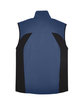 North End Men's Three-Layer Light Bonded Performance Soft Shell Vest REGATA BLUE FlatBack