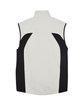 North End Men's Three-Layer Light Bonded Performance Soft Shell Vest NATURAL STONE FlatBack