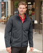 North End Men's Three-Layer Fleece Bonded Soft Shell Technical Jacket  Lifestyle