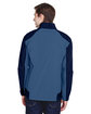 North End Men's Compass Colorblock Three-Layer Fleece Bonded Soft Shell Jacket BLUE RIDGE ModelBack